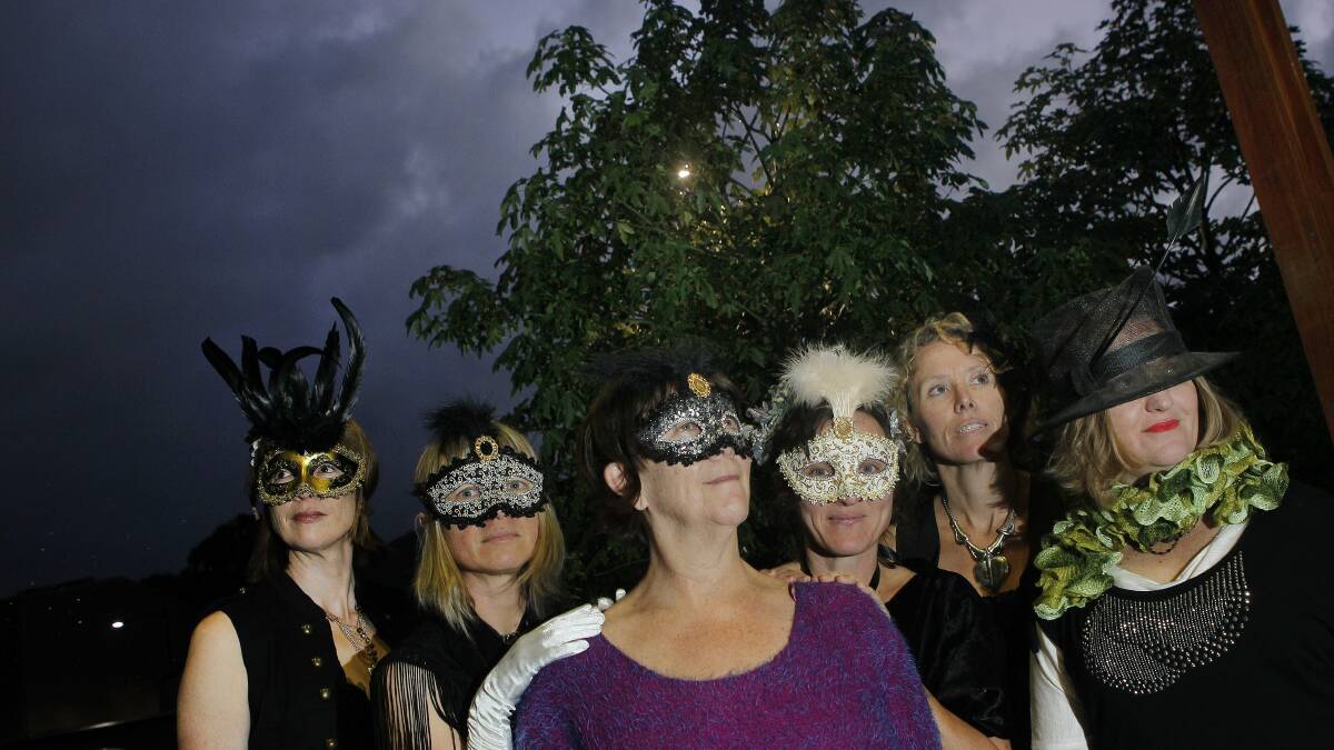Opera singer and songwriter Judy Stubbs directs and performs in The Bard, Baroque and Beyond on Saturday night at the Thirroul Community Centre. (From left) Sally Peloquin, Andreja Nolan, Judy Stubbs, Linda Meyns, Anthea Gostt and Sarah Lambert. Picture: ANDY ZAKELI