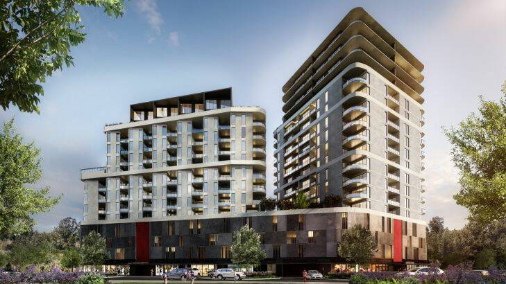 Ruby Gungahlin will feature luxurious two and three bedroom executive apartments. The prime ??????point of difference?????? with the Ruby development is it??????s remarkable shared spaces and resort style facilities. Built in 2018, sale in November 2017