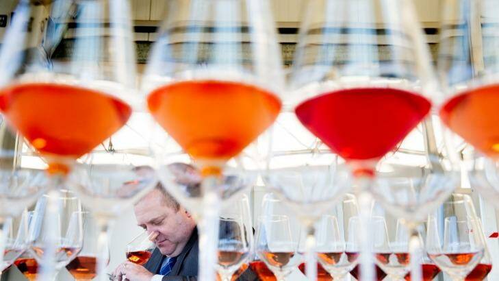 ICC Sydney Beverage Operations and Cellar Manager, William Wilson is going to taste 200 varieties of wine from NSW over five days. Photo: Edwina Pickles