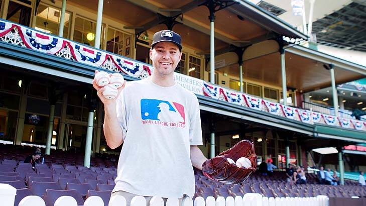 On the ball: Zack Hample. Photo: Supplied