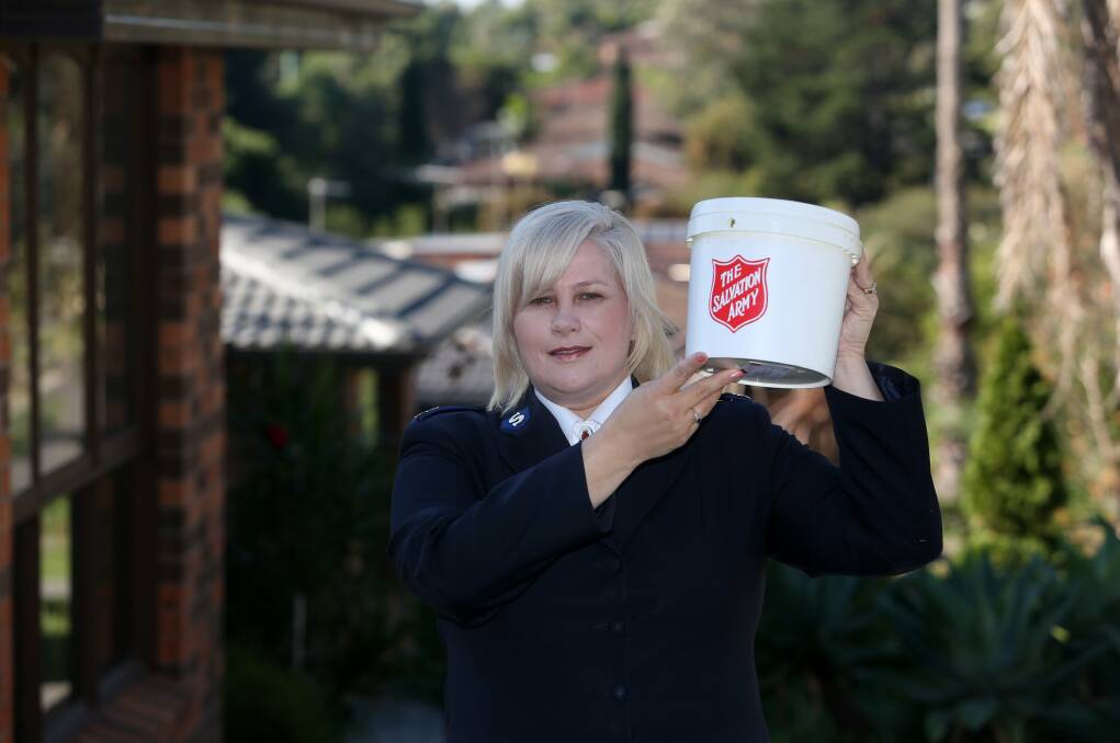 Helping out: Salvation Army Illawarra appeals co-ordinator Karen Walker will be one of hundreds of helpers collecting during this weekend's Red Shield Appeal Doorknock. Picture: ROBERT PEET