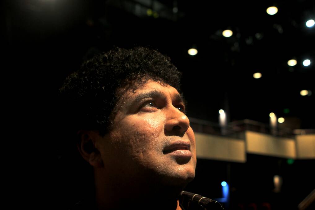 Dhananjaya Karunarathne likes to challenge his theatre audiences through humour and provocation. Picture: SYLVIA LIBER