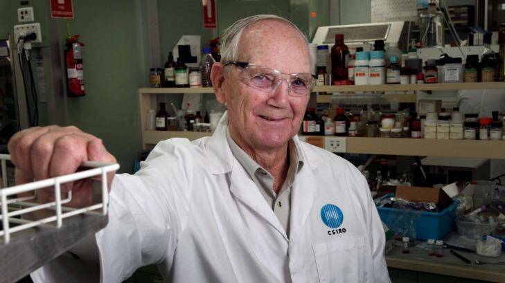 Co-inventor of our plastic currency, Professor David Solomon, has been made a Companion (AC) of the Order of Australia.     Photo: Angela Wylie 