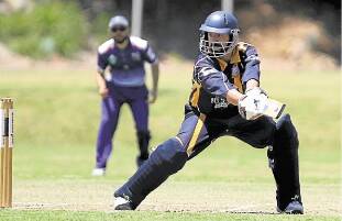 Big hitter: Lake Illawarra all-rounder Mark Ulcigrai is coming off a Twenty20 century last Saturday against Shellharbour with the Lakers taking on Shellharbour in the premiership on Saturday.  Picture: DAVID HALL
