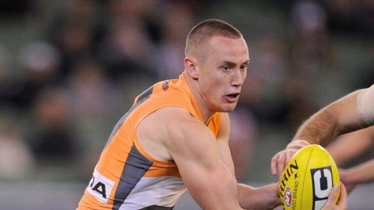 Anything's possible: GWS midfielder Tom Scully isn't daunted by Fremantle's imposing home record. Photo: Sebastian Costanzo