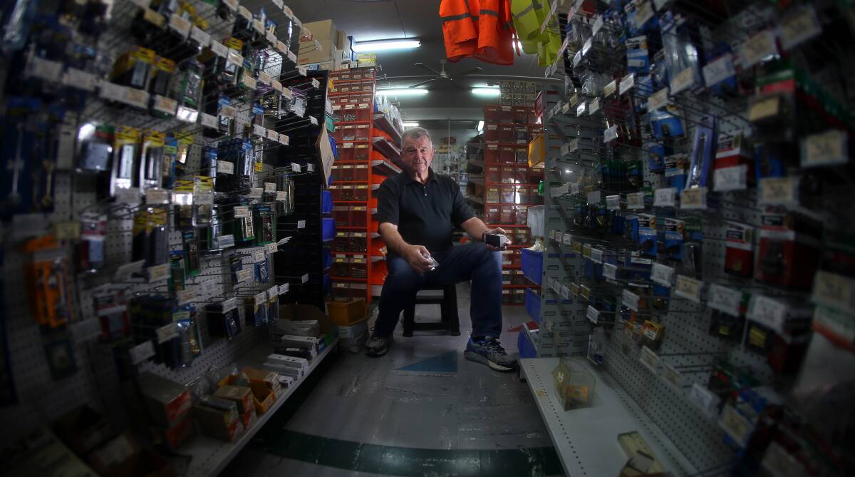 Dave Simmons at the Kiama Supply Co Mitre 10, which has family links dating back to the 19th century. Picture: ROBERT PEET