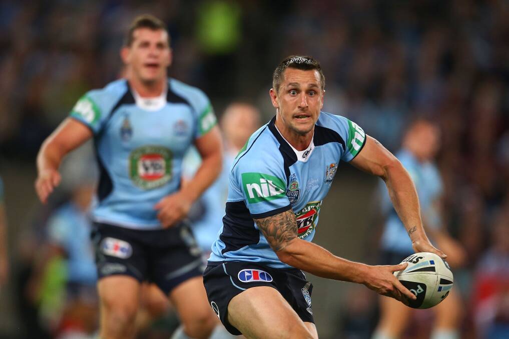 During the weekend Mitchell Pearce must have silenced any doubters that he deserves a place in the Origin team. Picture: GETTY IMAGES
