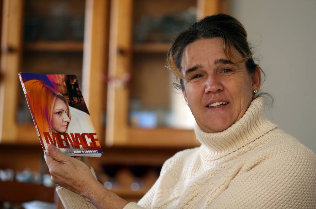 Warrawong author Yarr Stoddart is excited about her latest novel, Menace. Picture: ROBERT PEET