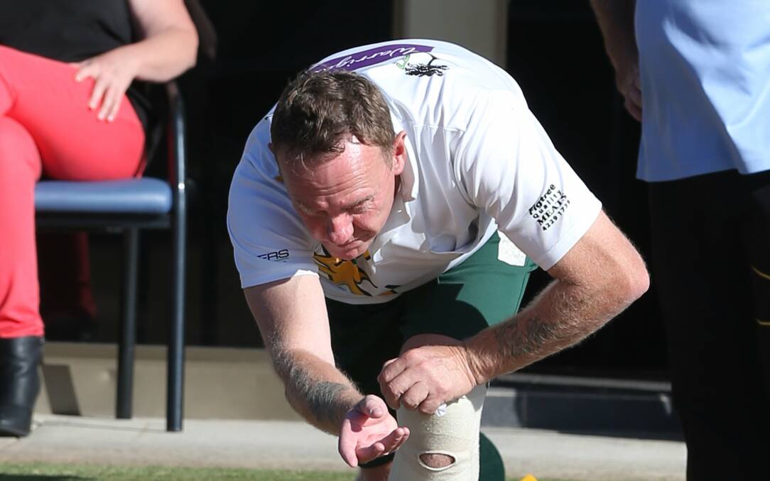 Figtree RSL's Brett Pieper made it back-to-back Illawarra singles titles with a comfortable victory over Towradgi's David Wakeling in the final at Dapto Citizens Bowling Club. Picture: ROBERT PEET