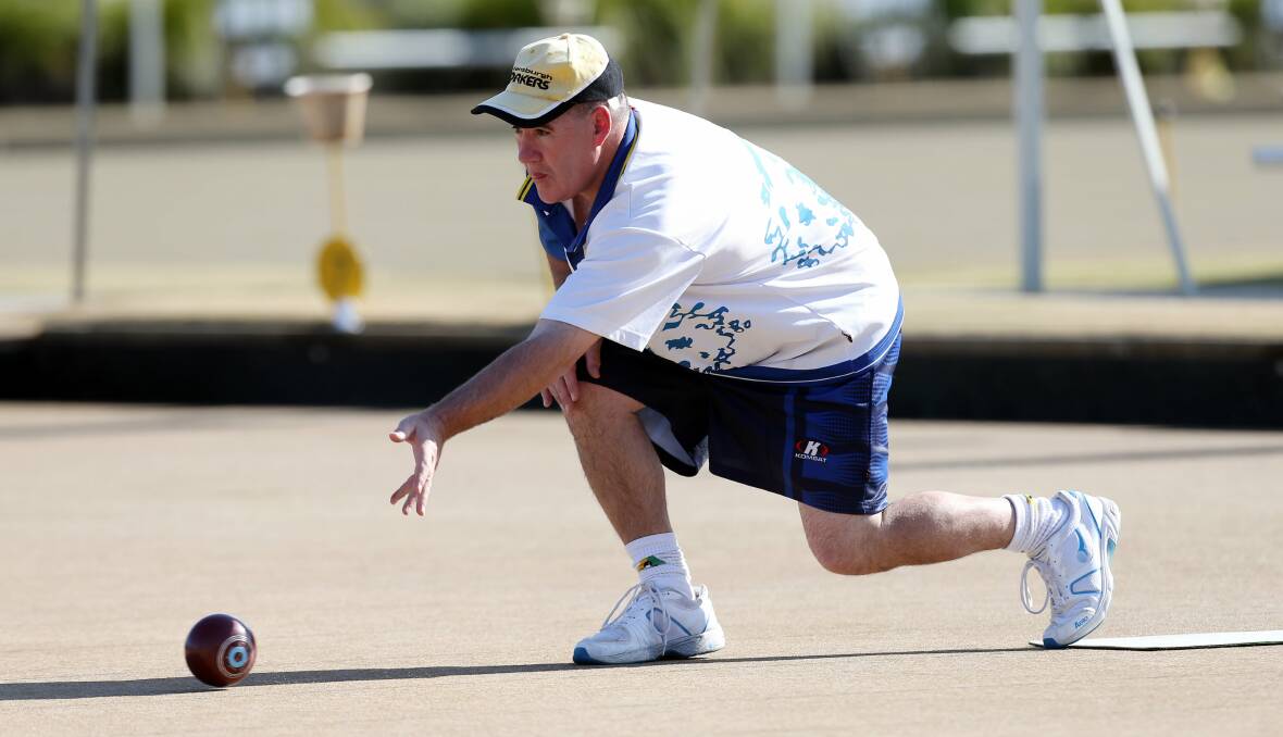On a roll: Jason Gale reached the semi-finals of the zone 16 Champion of Club Champions Singles at Figgy Bowlo BC. Picture: ROBERT PEET