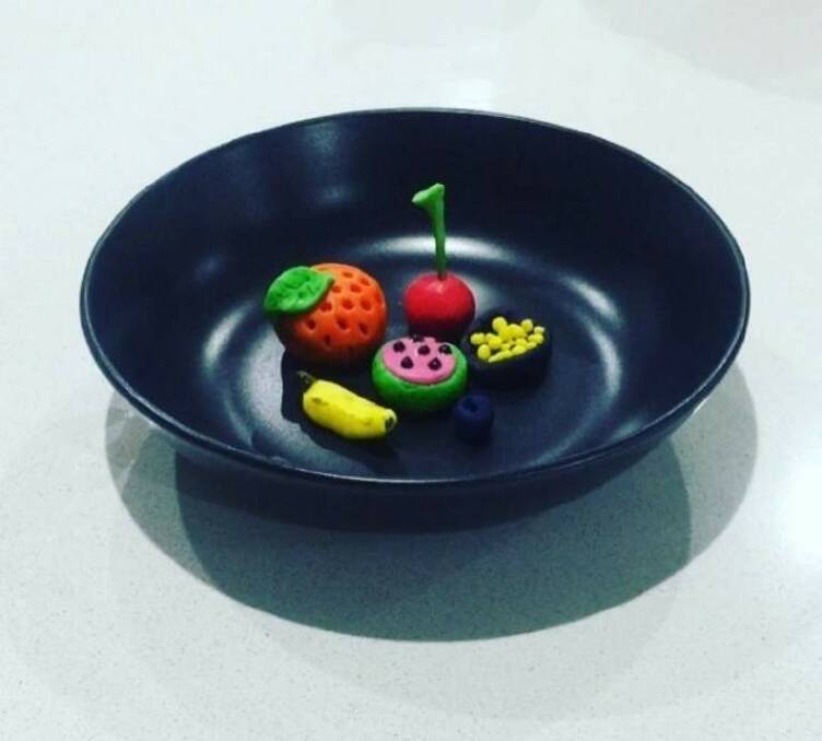 @elle.rose.law creates fruit salad - in her own sweet way. Photo: Supplied