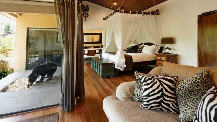 Rare view: Guest accommodation at the Jamala Wildlife Lodge. Photo: Quentin Jones