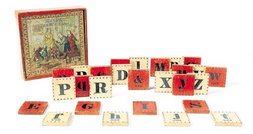 Hill's Alphabet Blocks, c1880-90, from the Rouse Hill House and Farm Collection. Picture: SYDNEY LIVING MUSEUMS