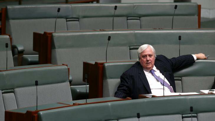 Clive Palmer could back independent candidates for the seats of Newcastle and Charlestown after the resignation of Liberal MPs Tim Owen and Andrew Cornwell. Photo: Alex Ellinghausen