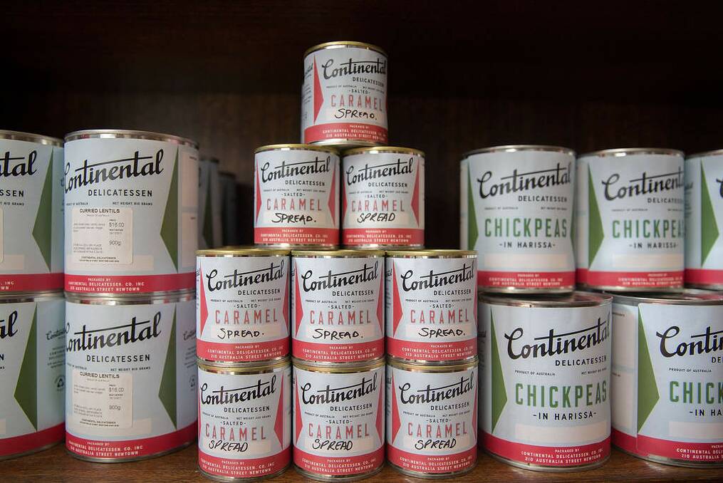 Chickpea and caramel cans for miles at Continental. Photo: Michele Mossop