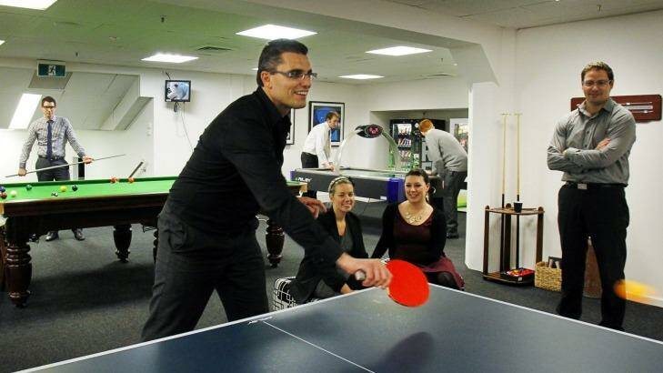 Ping pong tables for your business may be eligible as a tax deduction under the budget small business package. Photo: Max Mason-Hubers