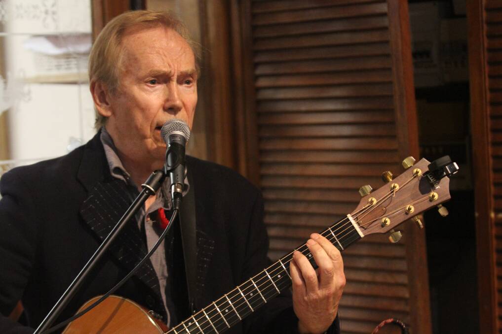 Performer: Graham Wilson played at two venues on his first night back after brain surgery. Picture: GREG ELLIS