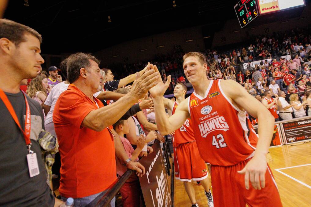 A sad goodbye: Wollongong Hawks fan favourite Dave Gruber has been unceremoniously dumped by the NBL club. Picture: CHRISTOPHER CHAN