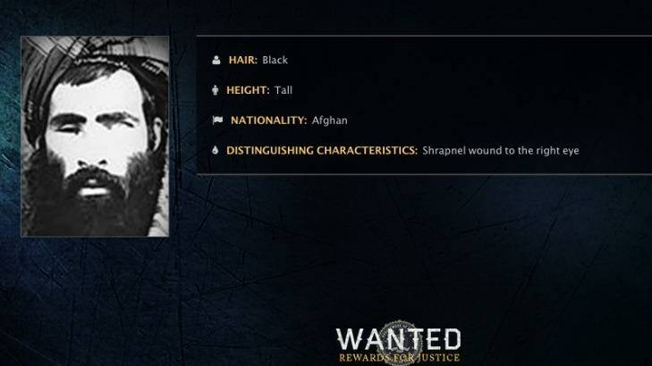 An FBI wanted poster for Taliban leader Mullah Mohammad Omar. Photo: FBI