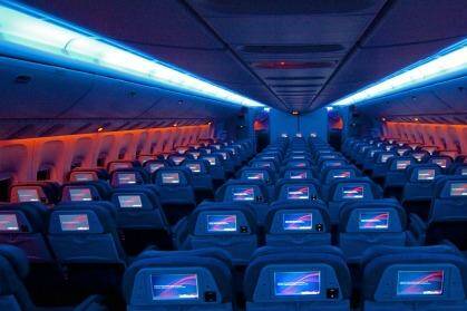 Inside Air Canada's B777. Photo: Air Canada