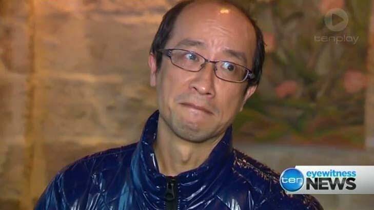 Cafe owner Steven He. Photo: Channel 10