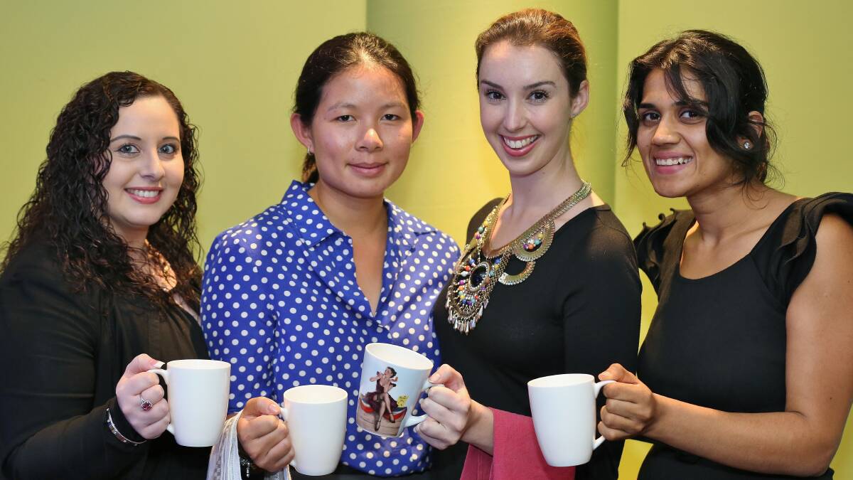 JCI Illawarra directors Jacqui Carnevale, Samantha Nguyen, Jesy Pinkerton and Ruchi Chhikara are preparing for Tea By The Sea in May. Picture: GREG ELLIS