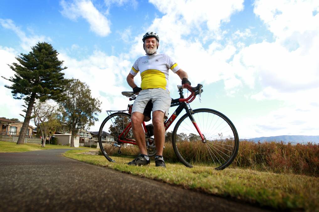 Werner Steyer believes NRMA assistance for cyclists in need of help would find favour with family groups of riders. Picture: SYLVIA LIBER