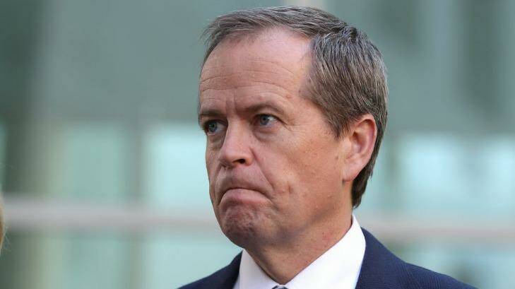 "The government forgot a lot of people on budget night.: Bill Shorten.  Photo: Alex Ellinghausen