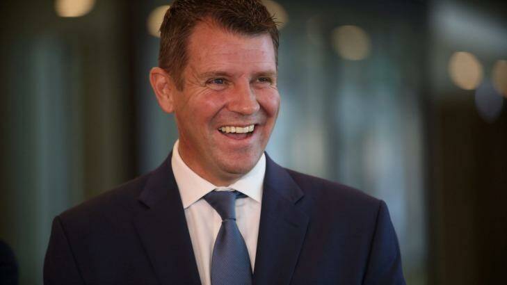 NSW Premier Mike Baird says the government does not intend to overturn a ban on property developers making political donations Photo: James Alcock