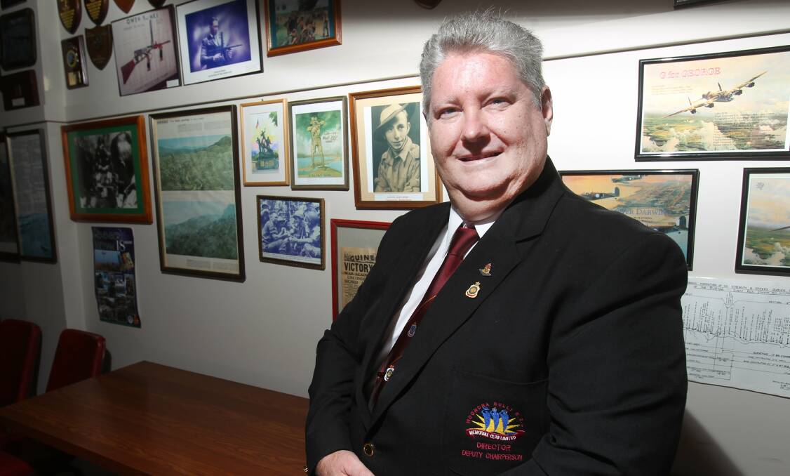 Exceptional contribution: Retired school teacher Garry May at the Woonona Bulli RSL. He has been awarded an Order of Australia Medal. Picture: GREG TOTMAN