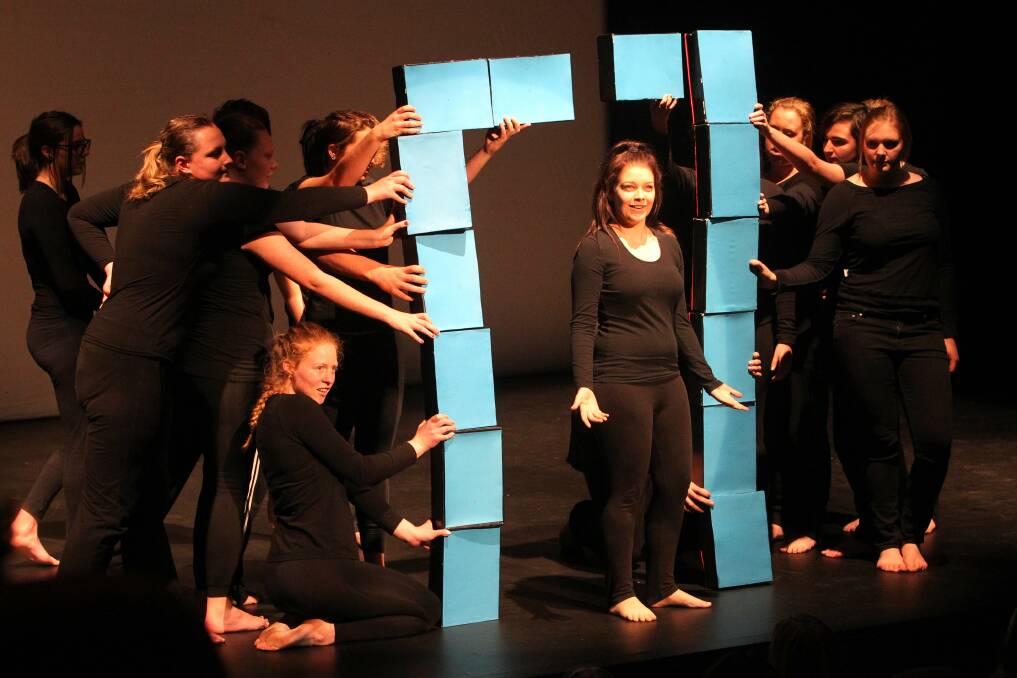 High school students demonstrate their flair at the South Coast Public School Drama Festival at IPAC. Picture: GREG TOTMAN