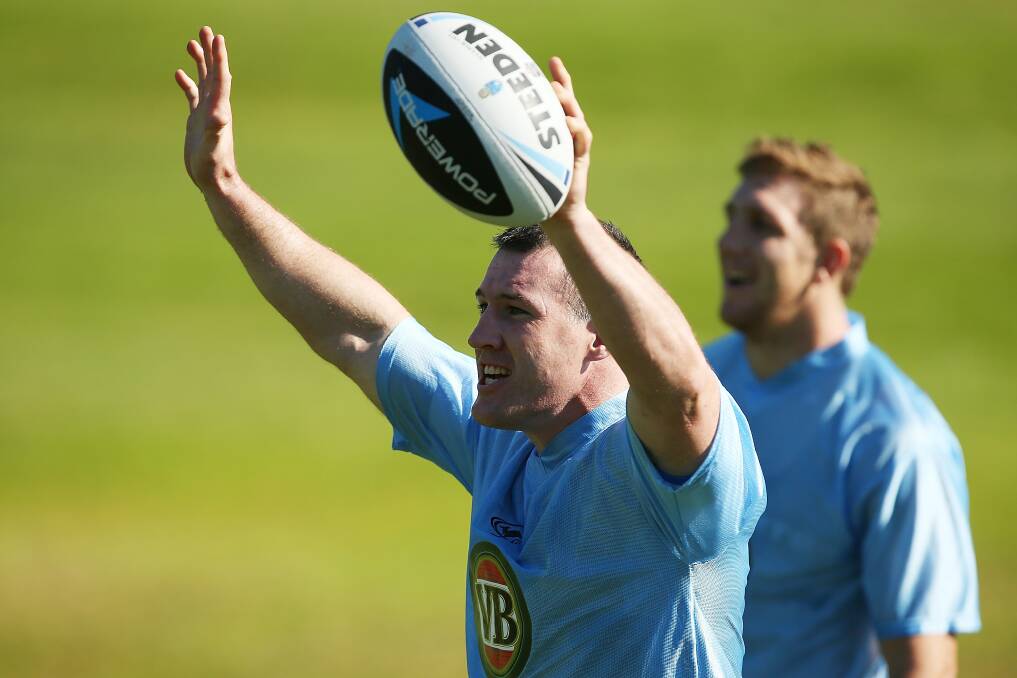 Paul Gallen fired up Queenslanders with his jestful 'two-headed' jibe. Picture: GETTY IMAGES