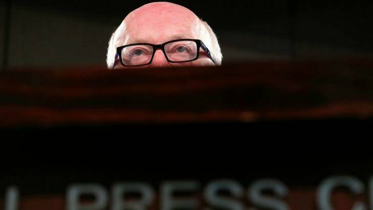 George Brandis defends the new reforms as response to a "dangerous new threat". Photo: Alex Ellinghausen