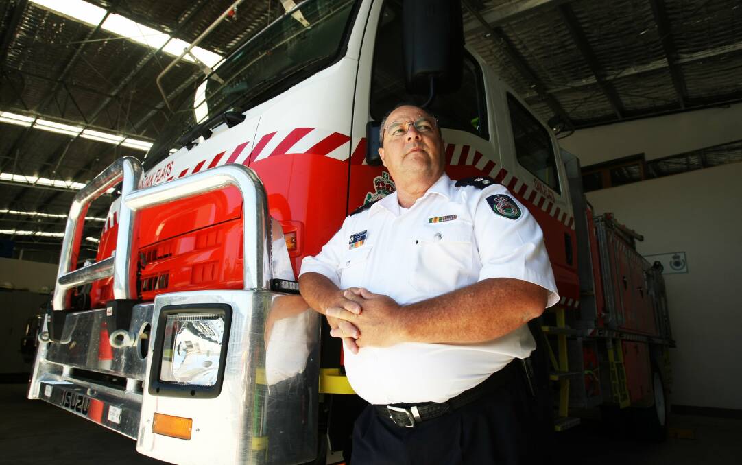 Illawarra Rural Fire Service superintendent Richard Cotterill.