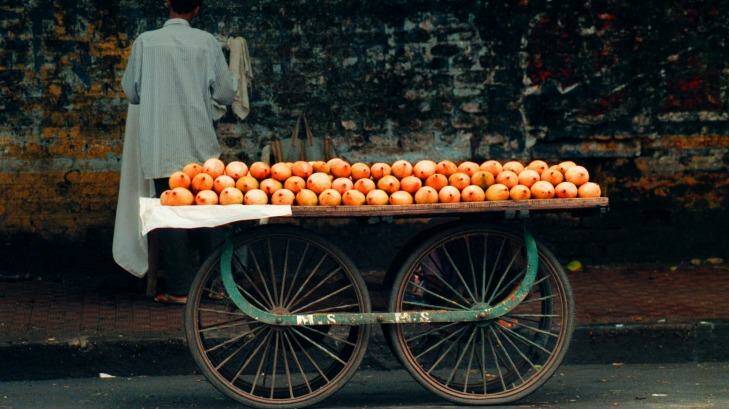Mangoes for sale in Mumbai. Photo: Jessica Hromas