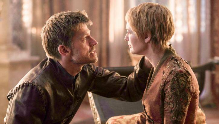 Nikolaj Coster-Waldau as Jaime Lannister and Lena Headey as Cersei Lannister. Photo: Helen Sloan/HBO
