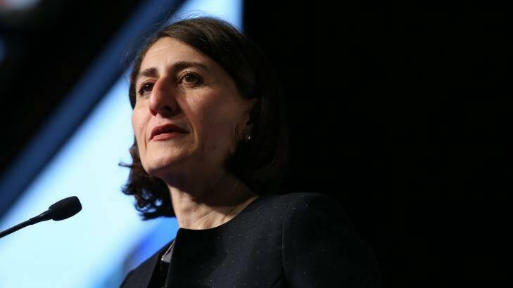 Gladys Berejiklian: The government has "wiped out the state's net debt". Photo: Louise Kennerley