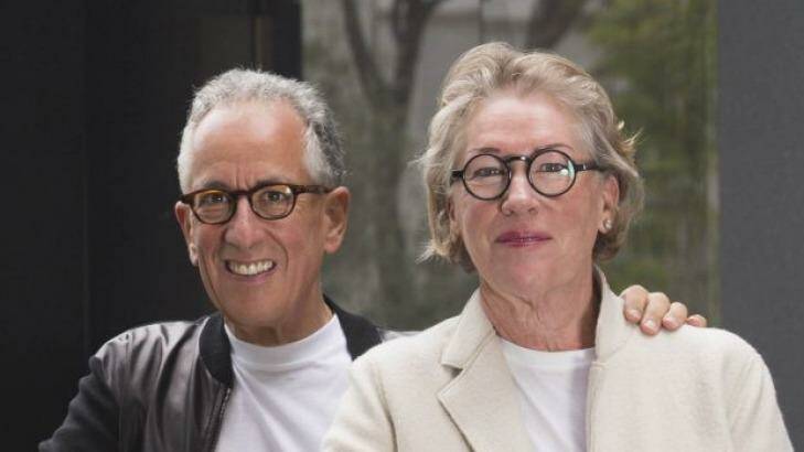 Simon and Catriona Mordant at the new Australia Pavilion at the Venice Biennale. Photo: Supplied