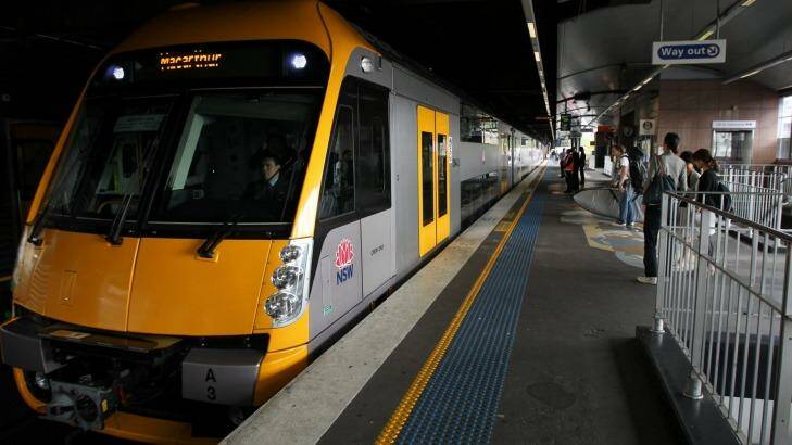 The Bankstown Line will be converted to carry single-deck, driverless metro trains. Photo: Simon Alekna