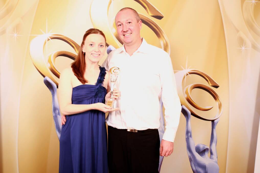  Brook Cheffirs & Tanya Parry from Switched On Mechanical were honoured to take home the title of Small Business Champion.