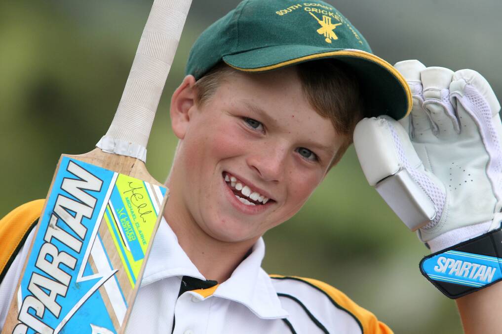 Milestone: Southern Zone opener Jack McDonald smashed a brilliant unbeaten century in the under- 12s rep match against Highlands. Picture: GREG TOTMAN