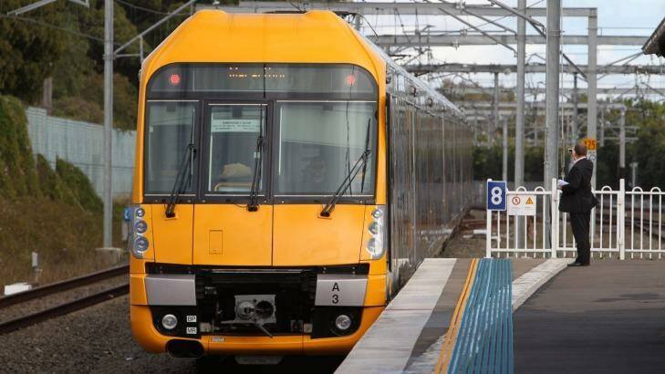 The NSW government will buy 24 new Waratah trains for Sydney's rail network. Photo: Simon Alekna