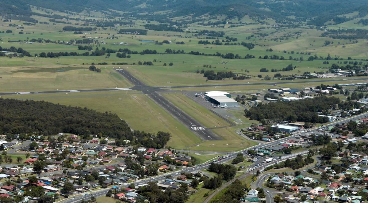 Illawarra Regional Airport, nestled on the fringe of Albion Park Rail, is being touted for further development.Picture: KIRK GILMOUR