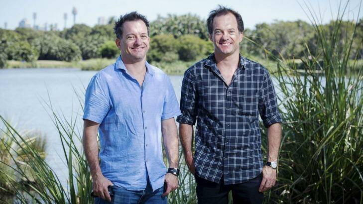 The brothers behind the Tropfest film <i>Identical</i> ... Brett and Mark Nichols. 

