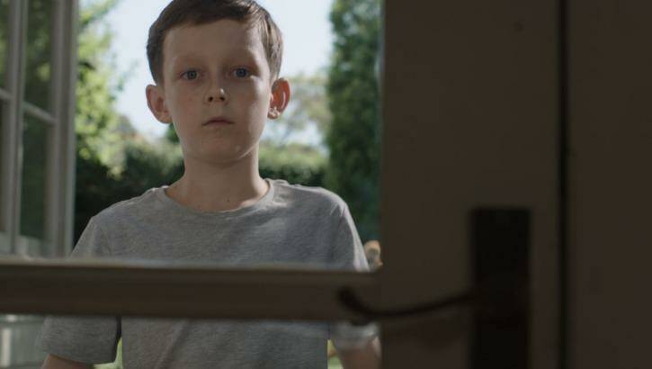 The ad campaign features a one-minute TV ad in which a young boy slams a door on a young girl, causing her to fall.