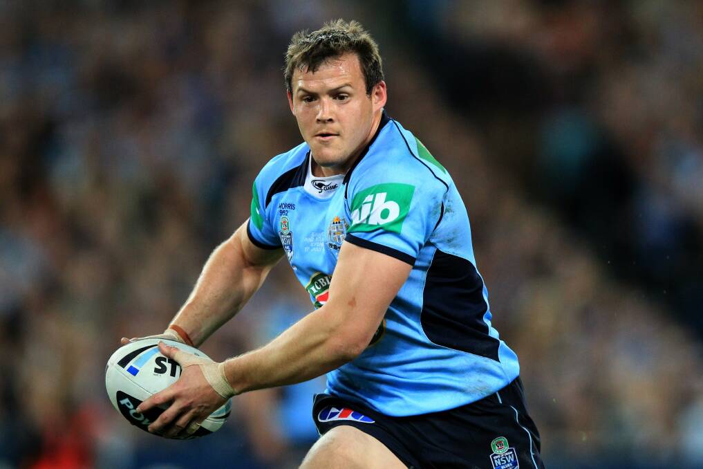 Brett Morris's return to Origin warfare at Melbourne's MCG is eagerly anticipated by Blues fans. Picture: JONATHAN CARROLL