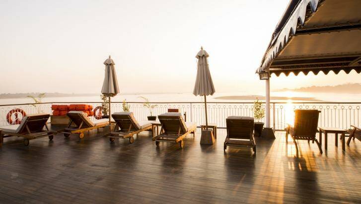 The sun deck on the Explorer offers 24-hour views. Photo: Michele Mossop