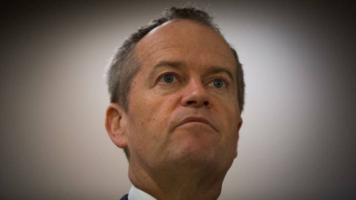 Bill Shorten: There's been a lift in the Opposition leader's performance on the stump.  Photo: Jason South