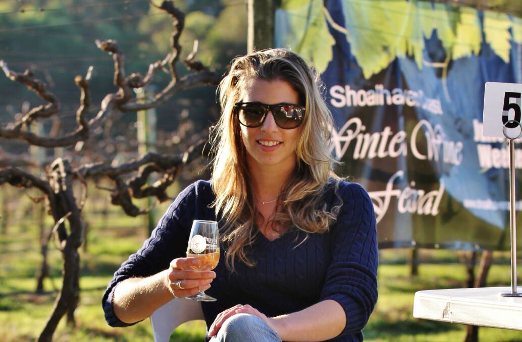 Amanda Cole is ready for the winter wine festival at Cambewarra Estate.Picture: GREG ELLIS