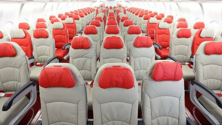 AirAsia's seats are stylish, for a low-cost outfit.